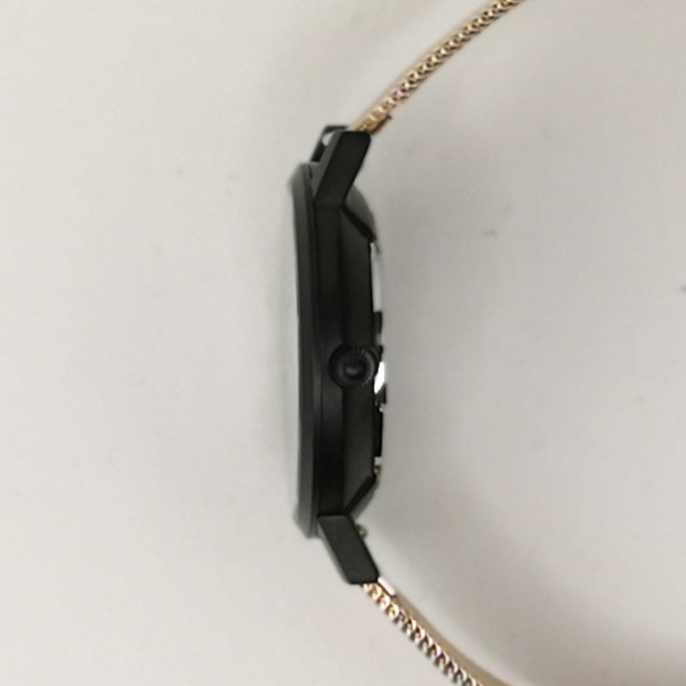 ARIES GOLD COSMO BLACK STAINLESS STEEL L 1024 BK-BKRG WOMEN'S WATCH - H2 Hub Watches