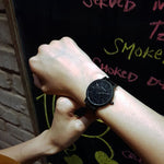 ARIES GOLD COSMO BLACK STAINLESS STEEL L 1024 BK-BK MESH STRAP WOMEN'S WATCH - H2 Hub Watches