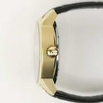 ARIES GOLD URBAN ETERNAL GOLD STAINLESS STEEL L 103 G-BKG BLACK LEATHER STRAP WOMEN'S WATCH - H2 Hub Watches