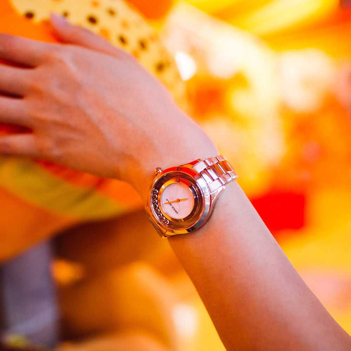 ARIES GOLD ENCHANT VERONA ROSE GOLD STAINLESS STEEL L 5021 RG-MB WOMEN'S WATCH - H2 Hub Watches