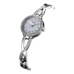 ARIES GOLD ANALOG QUARTZ L 5025Z S-MOP SILVER STAINLESS STEEL WOMEN'S WATCH - H2 Hub Watches