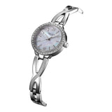 ARIES GOLD ANALOG QUARTZ L 5025Z S-MOP SILVER STAINLESS STEEL WOMEN'S WATCH - H2 Hub Watches