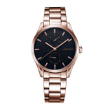ARIES GOLD ENCHANT LIBERTY ROSE GOLD STAINLESS STEEL L 5031 RG-BK WOMEN'S WATCH