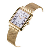 ARIES GOLD ENCHANT ISABELLA GOLD STAINLESS STEEL L 5032Z G-W MESH STRAP WOMEN'S WATCH