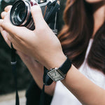 ARIES GOLD ENCHANT ISABELLA SILVER STAINLESS STEEL L 5032Z S-W-L LEATHER STRAP WOMEN'S WATCH - H2 Hub Watches