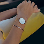 ARIES GOLD ENCHANT GOLD STAINLESS STEEL L 5033Z G-W MESH STRAP WOMEN'S WATCH - H2 Hub Watches
