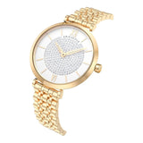 Aries Gold Draliet Silver Stainless Steel Strap Women Majestic Watches L 5042 G-W