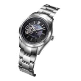 ARIES GOLD AUTOMATIC INSPIRA SILVER STAINLESS STEEL L 9003 S-BKMOP WOMEN'S WATCH - H2 Hub Watches
