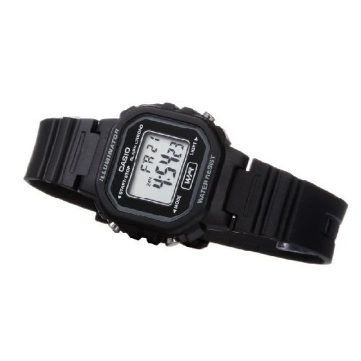 CASIO GENERAL LA-20WH-1ADF DIGITAL QUARTZ BLACK RESIN UNISEX'S WATCH - H2 Hub Watches