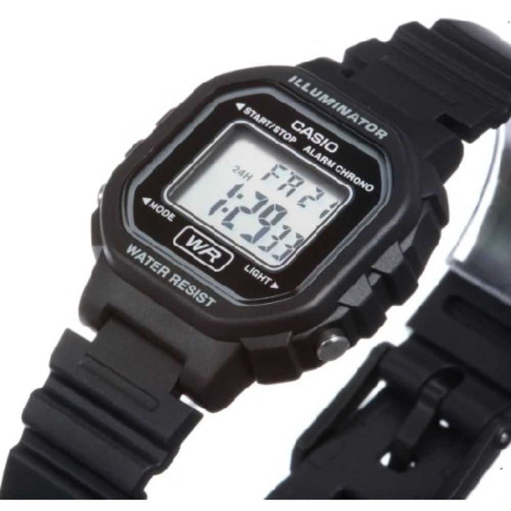 CASIO GENERAL LA-20WH-1ADF DIGITAL QUARTZ BLACK RESIN UNISEX'S WATCH - H2 Hub Watches