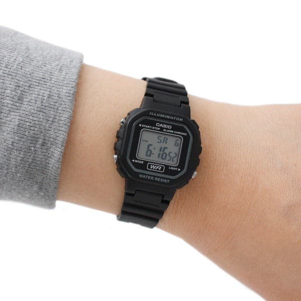 CASIO GENERAL LA-20WH-1ADF DIGITAL QUARTZ BLACK RESIN UNISEX'S WATCH - H2 Hub Watches