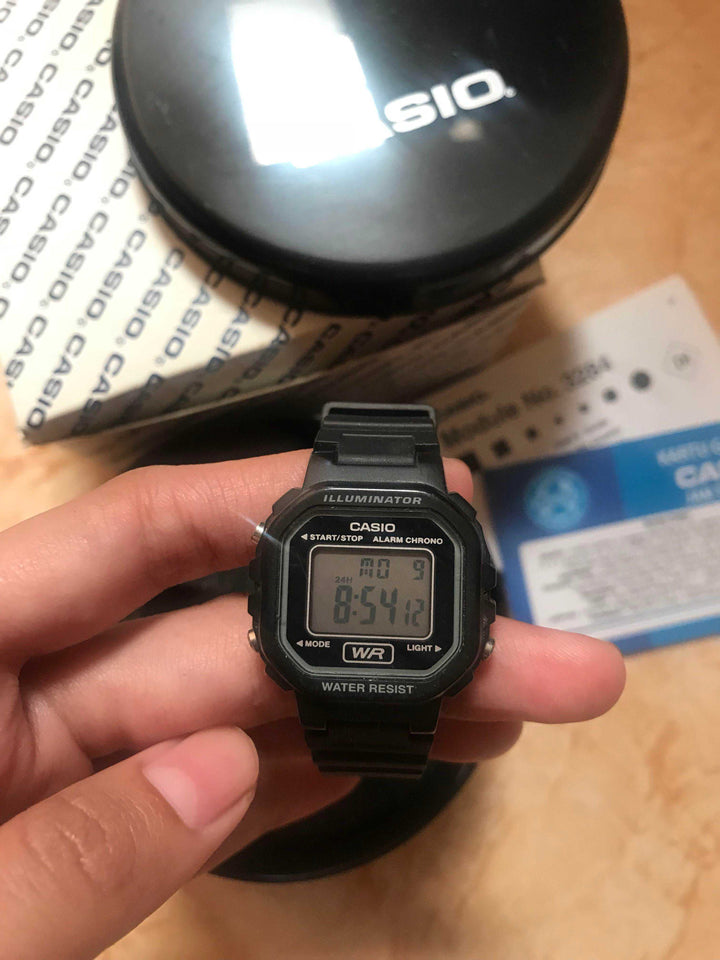 CASIO GENERAL LA-20WH-1ADF DIGITAL QUARTZ BLACK RESIN UNISEX'S WATCH - H2 Hub Watches