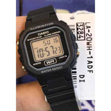 CASIO GENERAL LA-20WH-1ADF DIGITAL QUARTZ BLACK RESIN UNISEX'S WATCH - H2 Hub Watches
