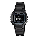 Casio General Digital Quartz Black Resin Unisex Watch LA-20WH-1BDF-P