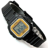 CASIO GENERAL BLACK RESIN STRAP UNISEX WATCH LA-20WH-9ADF-P