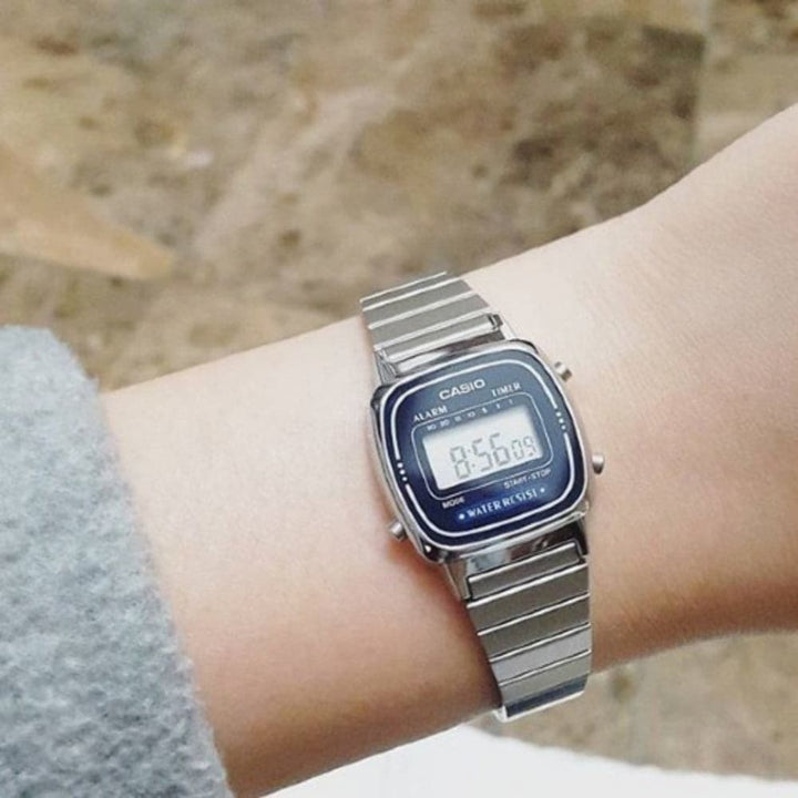 CASIO GENERAL LA670WA-2DF-P STAINLESS STEEL UNISEX WATCH – H2 Hub