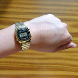 Casio General Digital Gold Resin Strap Unisex Watch LA670WGA-1DF-P