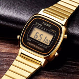 Casio General Digital Gold Resin Strap Unisex Watch LA670WGA-1DF-P