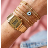 Casio General Gold Stainless Steel Strap Unisex Watch LA670WGA-9DF-P