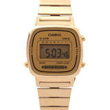 Casio General Gold Stainless Steel Strap Unisex Watch LA670WGA-9DF-P