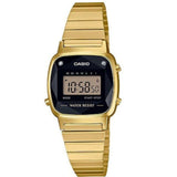 CASIO VINTAGE LA670WGAD-1DF-P GOLD STAINLESS STEEL WOMEN WATCH