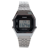 Casio General Silver Stainless Steel Strap Unisex Watch LA680WA-1DF-P