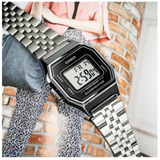 Casio General Silver Stainless Steel Strap Unisex Watch LA680WA-1DF-P