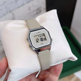 Casio General Digital Gray Leather Unisex Watch LA680WEL-8DF-P