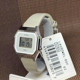 Casio General Digital Gray Leather Unisex Watch LA680WEL-8DF-P