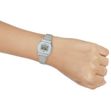 Casio General Digital Gray Leather Unisex Watch LA680WEL-8DF-P