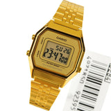 CASIO GENERAL LA680WGA-9DF-P DIGITAL GOLD STAINLESS STEEL WOMEN WATCH