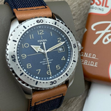 FOSSIL LE1135 LEATHER MEN'S WATCH