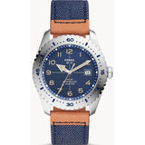 FOSSIL LE1135 LEATHER MEN'S WATCH