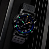 Luminox Leatherback Sea Turtle Giant Black PU Strap Men Watch LM0324