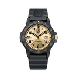 Luminox Leatherback Sea Turtle Gian Gold Dial Black PU Strap Men Watch LM0325.GP