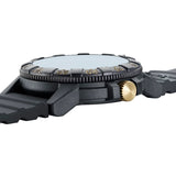 Luminox Leatherback Sea Turtle Gian Gold Dial Black PU Strap Men Watch LM0325.GP