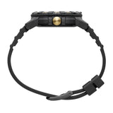Luminox Leatherback Sea Turtle Gian Gold Dial Black PU Strap Men Watch LM0325.GP
