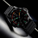 Luminox Leatherback Sea Turtle Giant Black Rubber Strap Men Watch LM0335