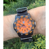 LUMINOX LM3059 COLORMARK NAVY SEAL BLACK SILICONE MEN'S WATCH