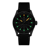 Luminox Constellation Automatic Series - 9601 Black Leather Strap Men Watch