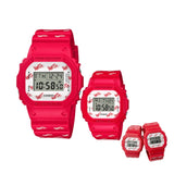 Casio Baby-G & G-Shock Digital Red Resin Strap Unisex Watch LOV-20B-4D