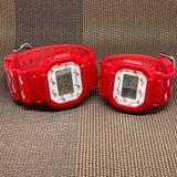 Casio Baby-G & G-Shock Digital Red Resin Strap Unisex Watch LOV-20B-4D