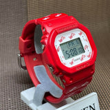 Casio Baby-G & G-Shock Digital Red Resin Strap Unisex Watch LOV-20B-4D
