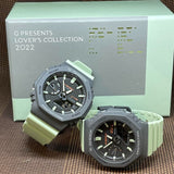 Casio G-Shock Digital Black Dial Pale Green Resin Strap Unisex Watch LOV-22B-8A