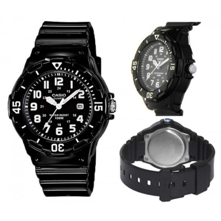 CASIO GENERAL LRW-200H-1BVDF QUARTZ BLACK RESIN WOMEN'S WATCH - H2 Hub Watches