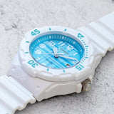 Casio General White Resin Strap Women's Watch LRW-200H-2CVDF-P