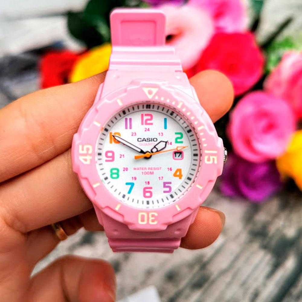 CASIO GENERAL LRW-200H-4B2VDF QUARTZ PINK RESIN WOMEN'S WATCH - H2 Hub Watches