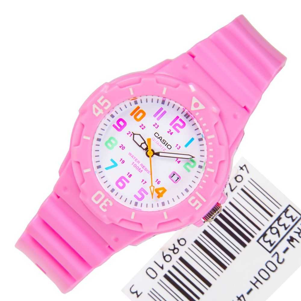 CASIO GENERAL LRW-200H-4B2VDF QUARTZ PINK RESIN WOMEN'S WATCH - H2 Hub Watches