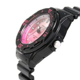 CASIO ANALOG LRW-200H-4EVDR-P BLACK RESIN STRAP WOMEN WATCH
