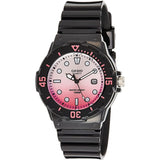 CASIO ANALOG LRW-200H-4EVDR-P BLACK RESIN STRAP WOMEN WATCH